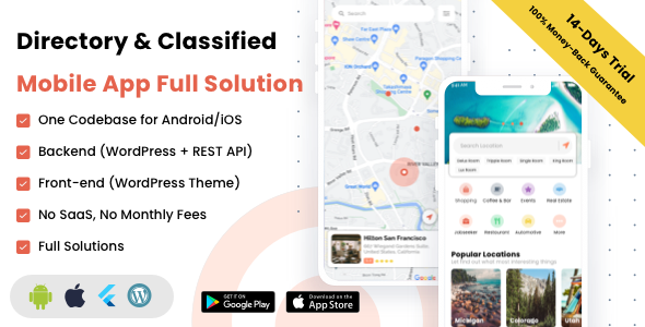 Listar FluxPro Nulled v1.3.5 – Directory & Classified Mobile App Full Solution