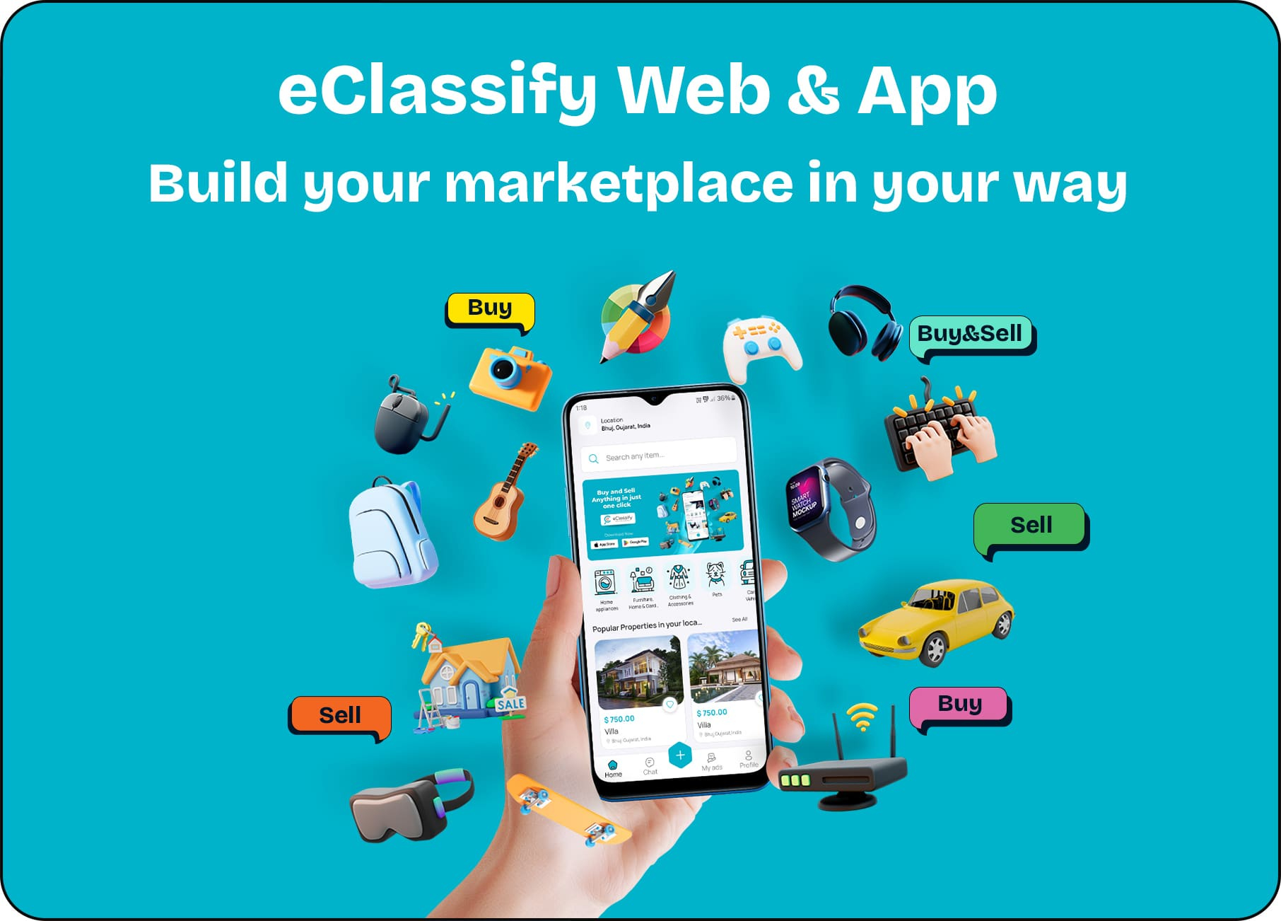 eClassify - Classified Buy and Sell Marketplace Flutter App Laravel Admin Panel