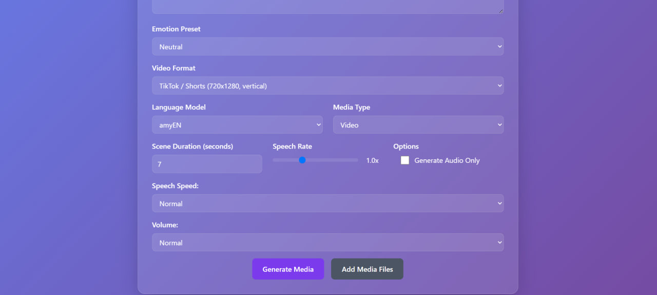 Youtube Tiktok Ai Generator Language